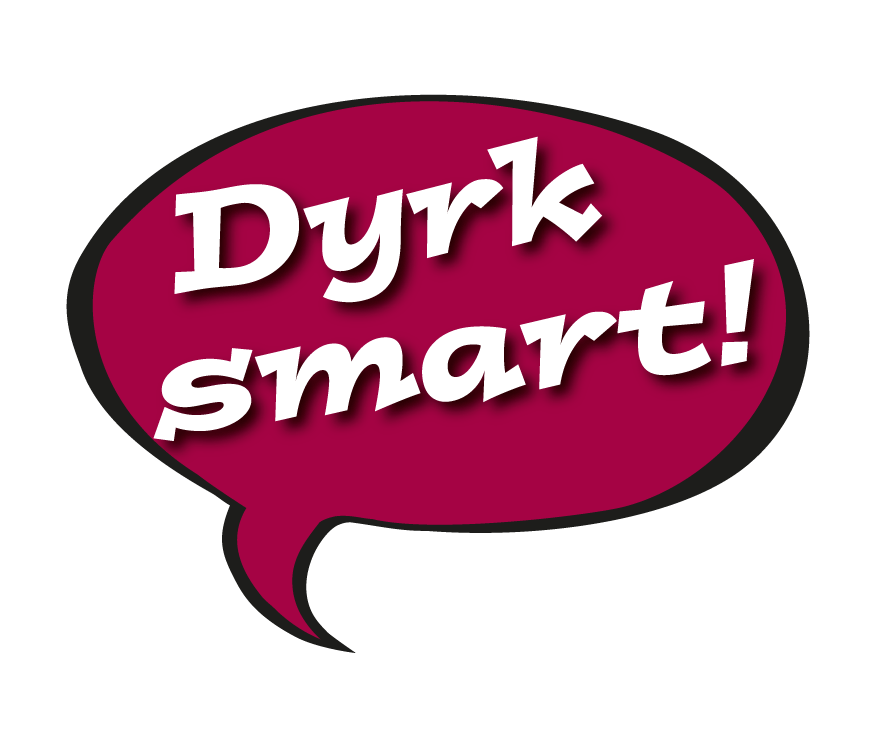 Logo Dyrk Smart, morellfarge