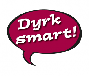 Logo Dyrk Smart, morellfarg
