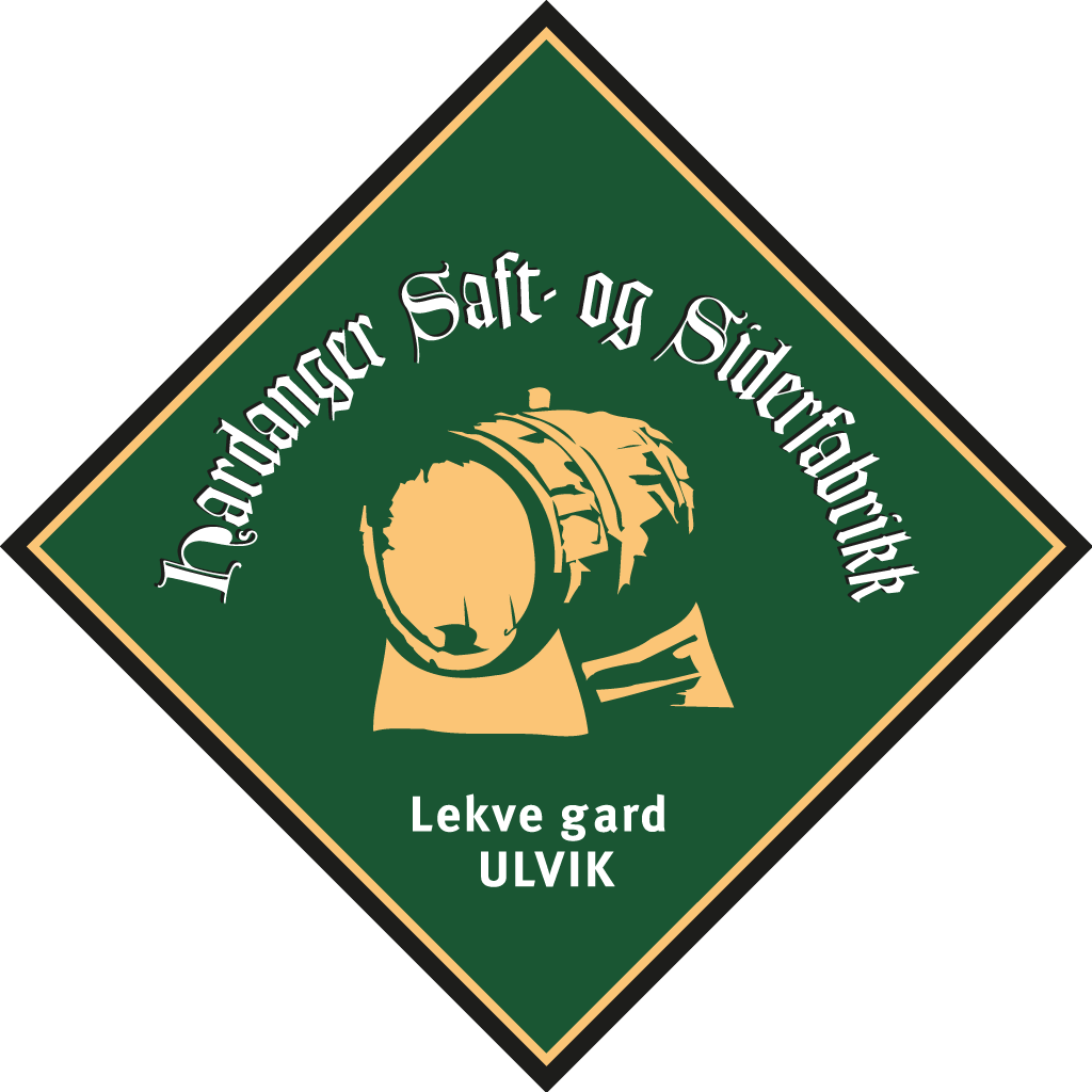 Hardanger Saft Og Siderfabrikk Logo L J Aga Reklame